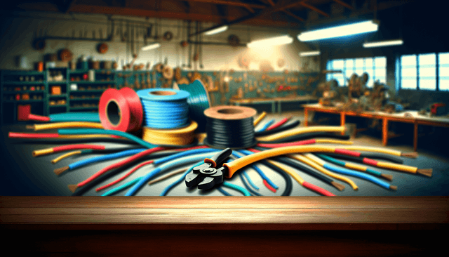 Person standing in a factory with machinery in the background